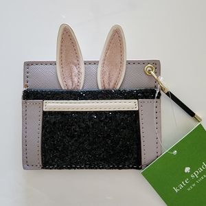[NWT] Kate Spade Rabbit in a Hat Card Case